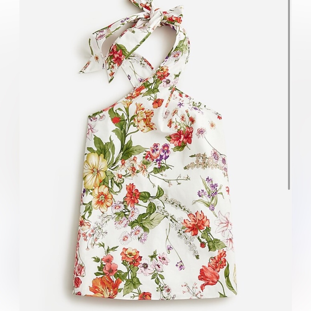 J. Crew Floral Halter Top